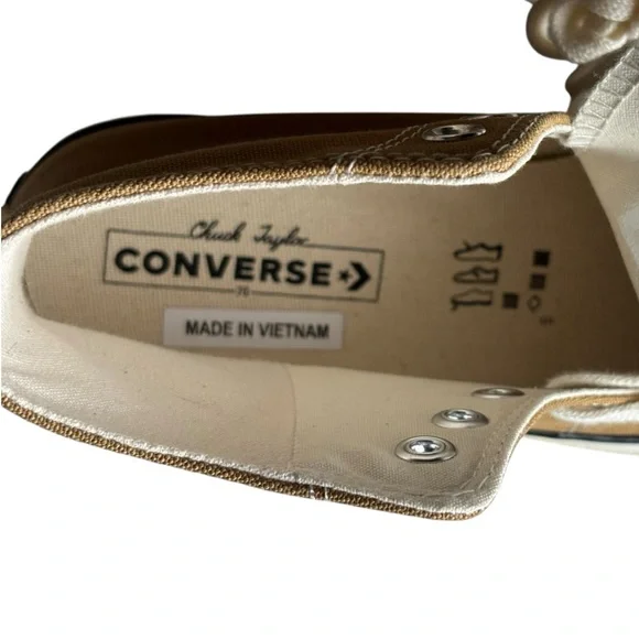 Converse Chuck 70 canvas high top shoes unisex sneaker in copper NWOT9.5